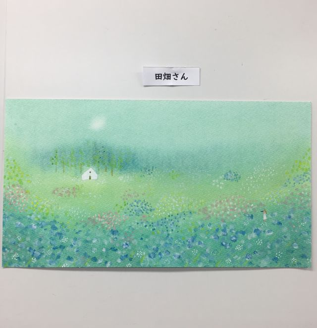 （葉祥明美術館公認）パステルと水彩で葉祥明さんの絵を描く講座「妖精の棲む森」の写真4枚目