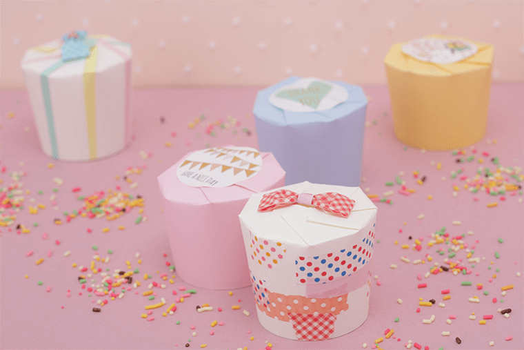 紙コップを使ったポップでキュートなラッピング