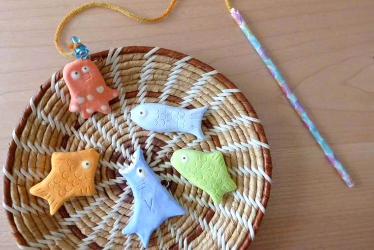 紙粘土で手作りする 魚釣りのおもちゃ のレシピ Craftie Style