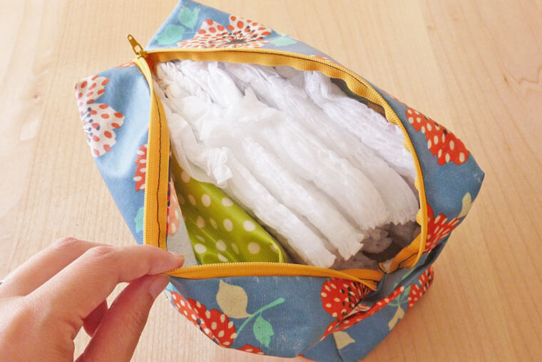 おむつポーチの作り方