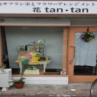 サフラン染とフラワー教室花tan・tan