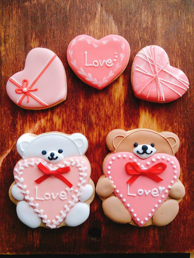 バレンタイン応援レッスン・フラワーとアイシングクッキーを体験しプレゼントしよう♪の写真4枚目