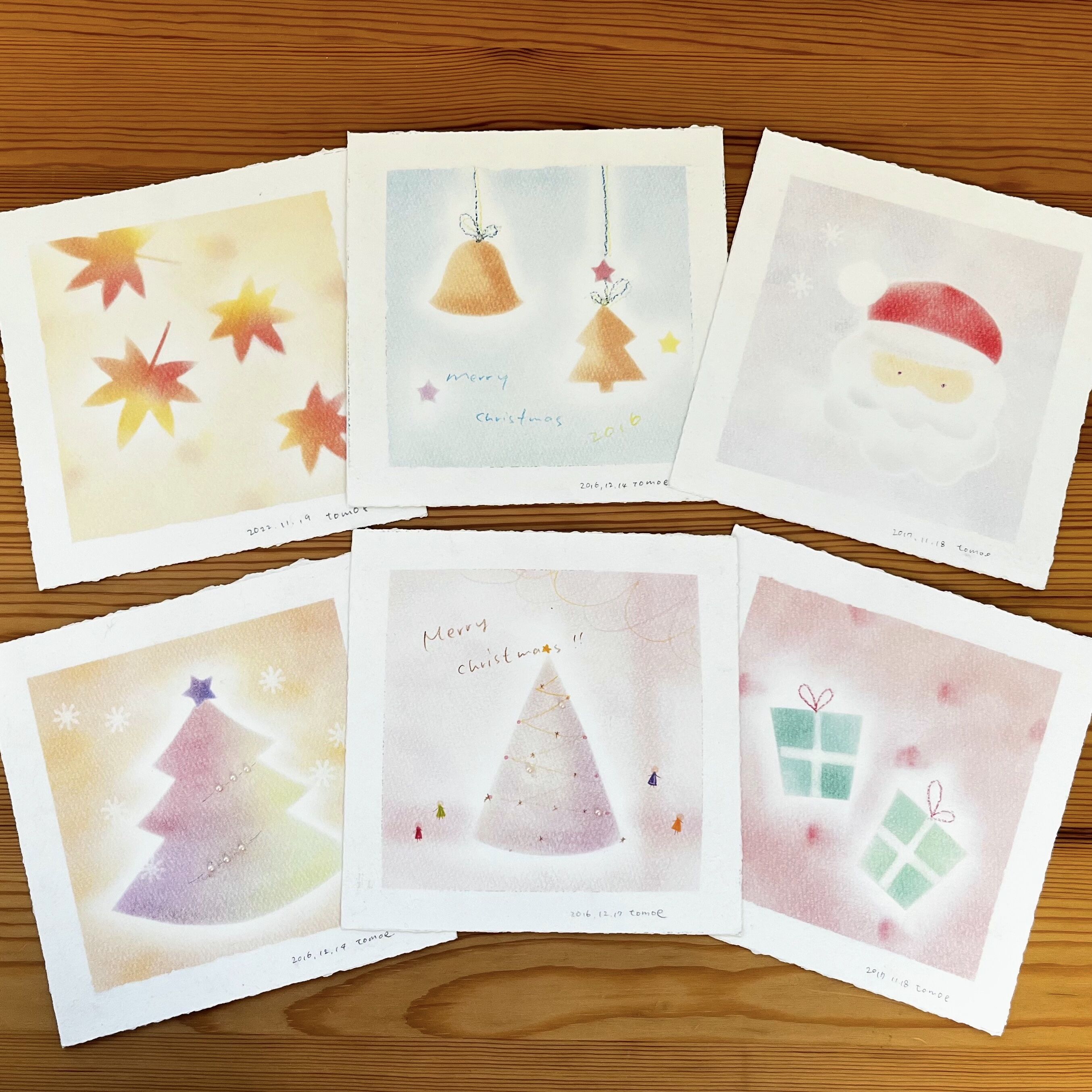 作品展特別ワークショップ「クリスマス」「紅葉」tomoepastel⭐︎田園調布の写真1枚目