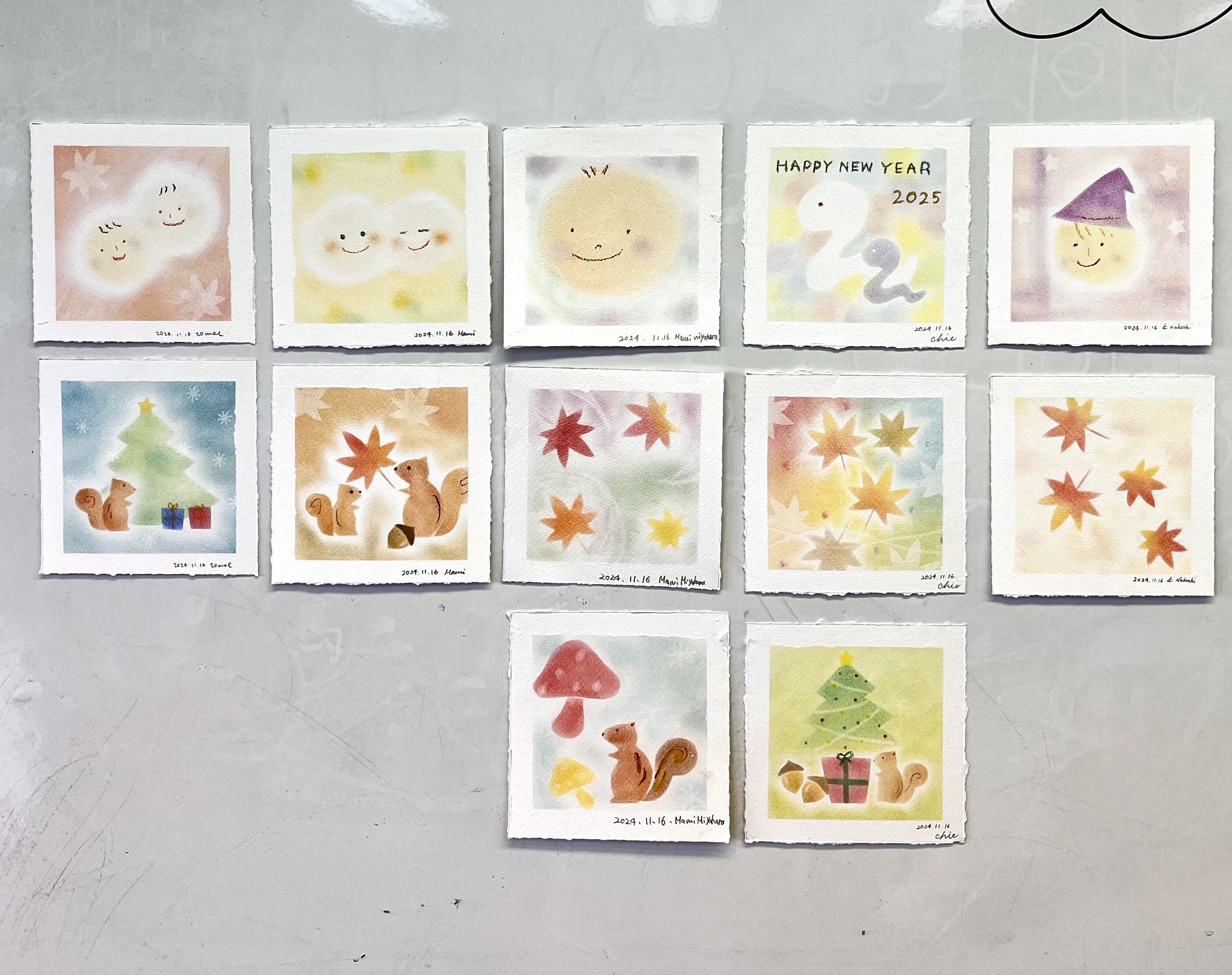 ＜季節のパステル＞パステルシャインアートで「紅葉」の絵を描こう！の写真3枚目