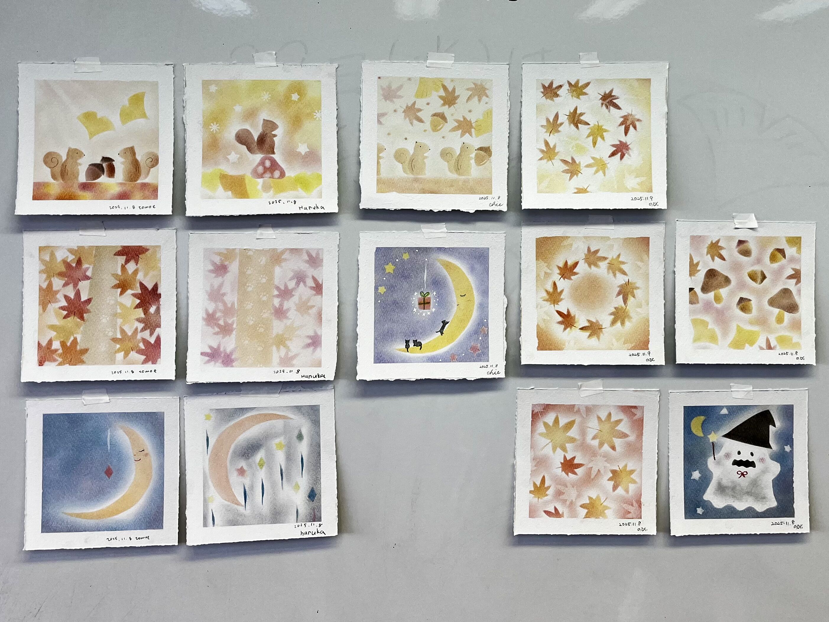 ＜季節のパステル＞パステルシャインアートで「紅葉」の絵を描こう！の写真3枚目