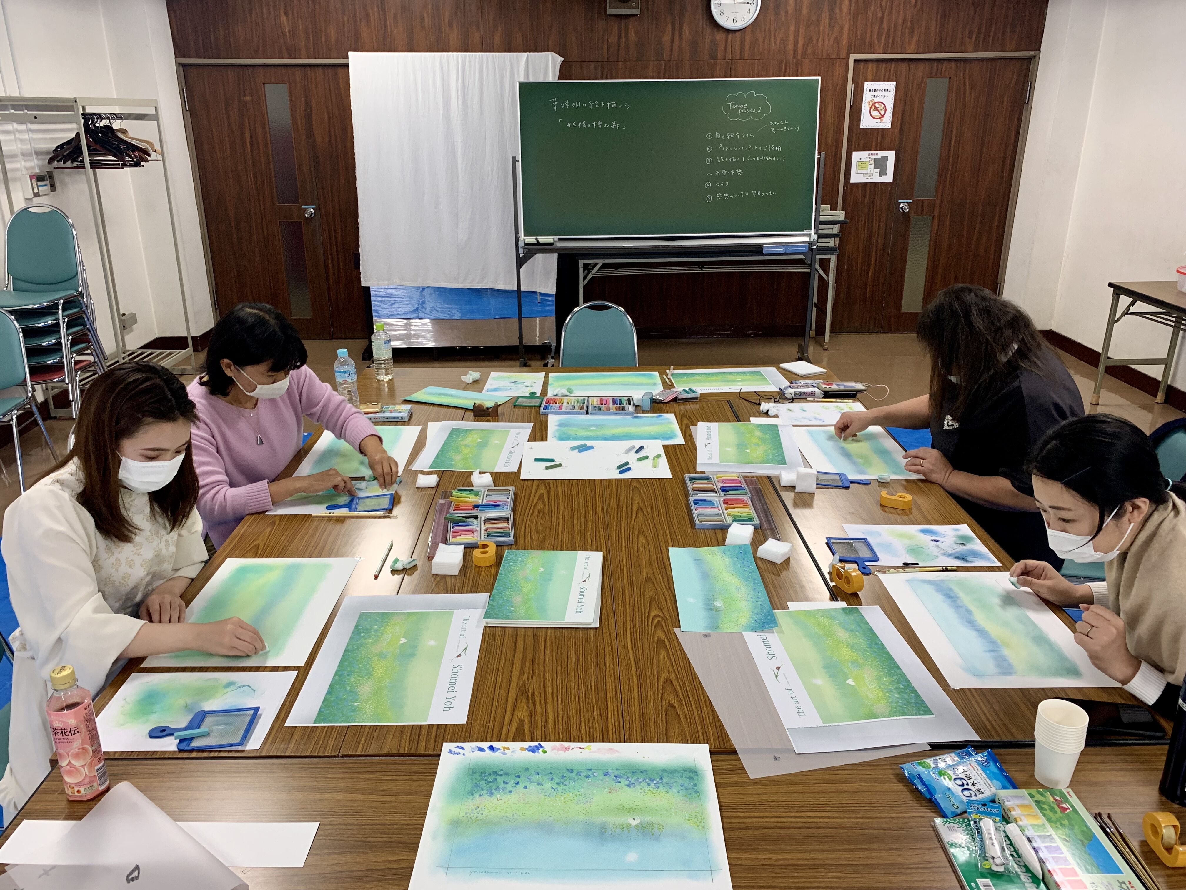 （葉祥明美術館公認）パステルと水彩で葉祥明さんの絵を描く講座「妖精の棲む森」の写真3枚目