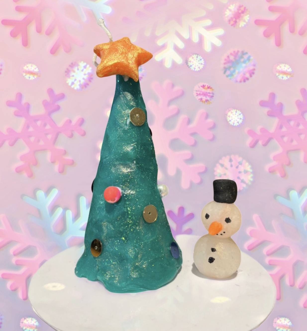 クリスマスキャンドルをつくろう！の写真