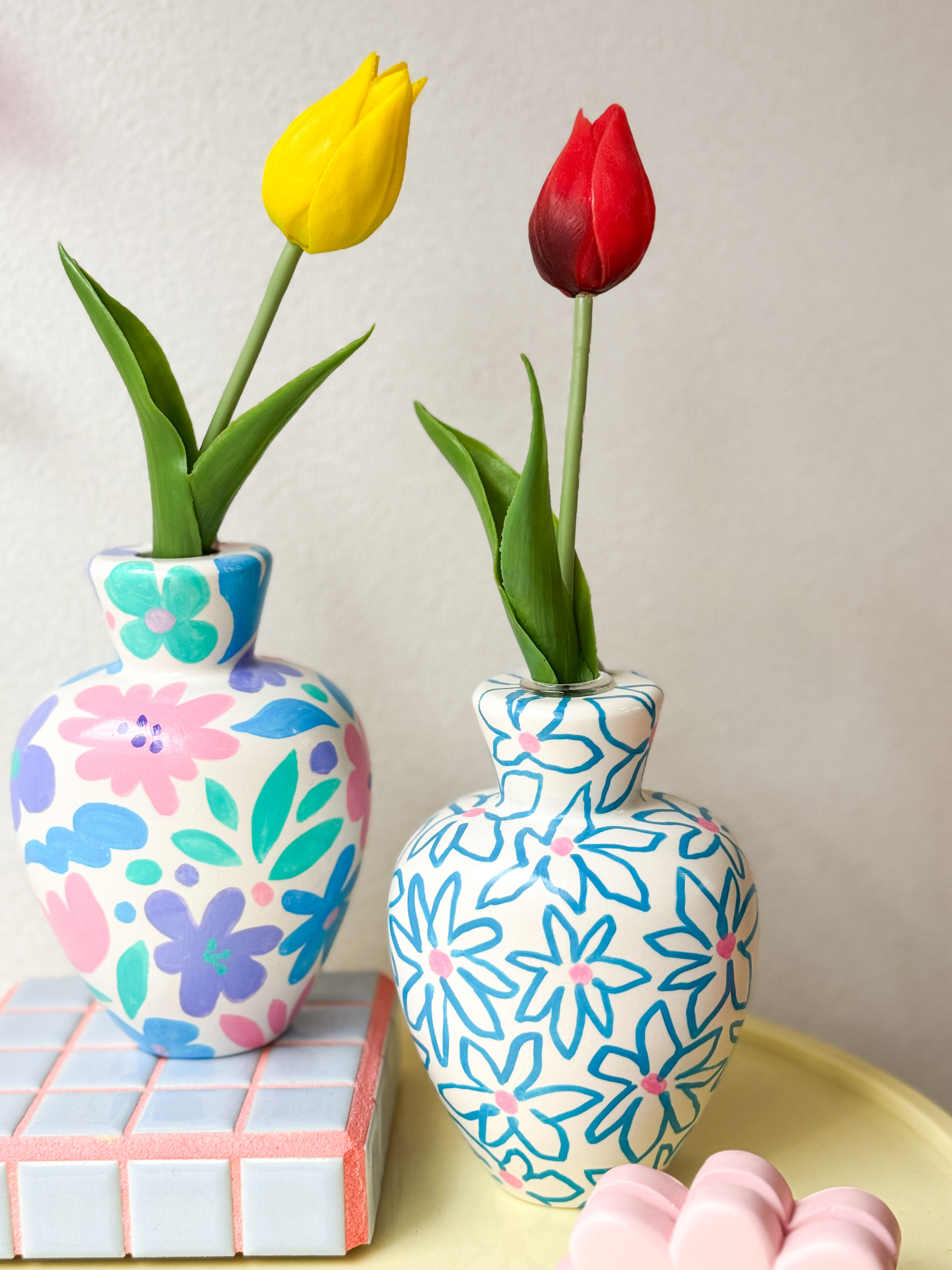 【壁掛け花瓶】絵付けワークショップの写真3枚目