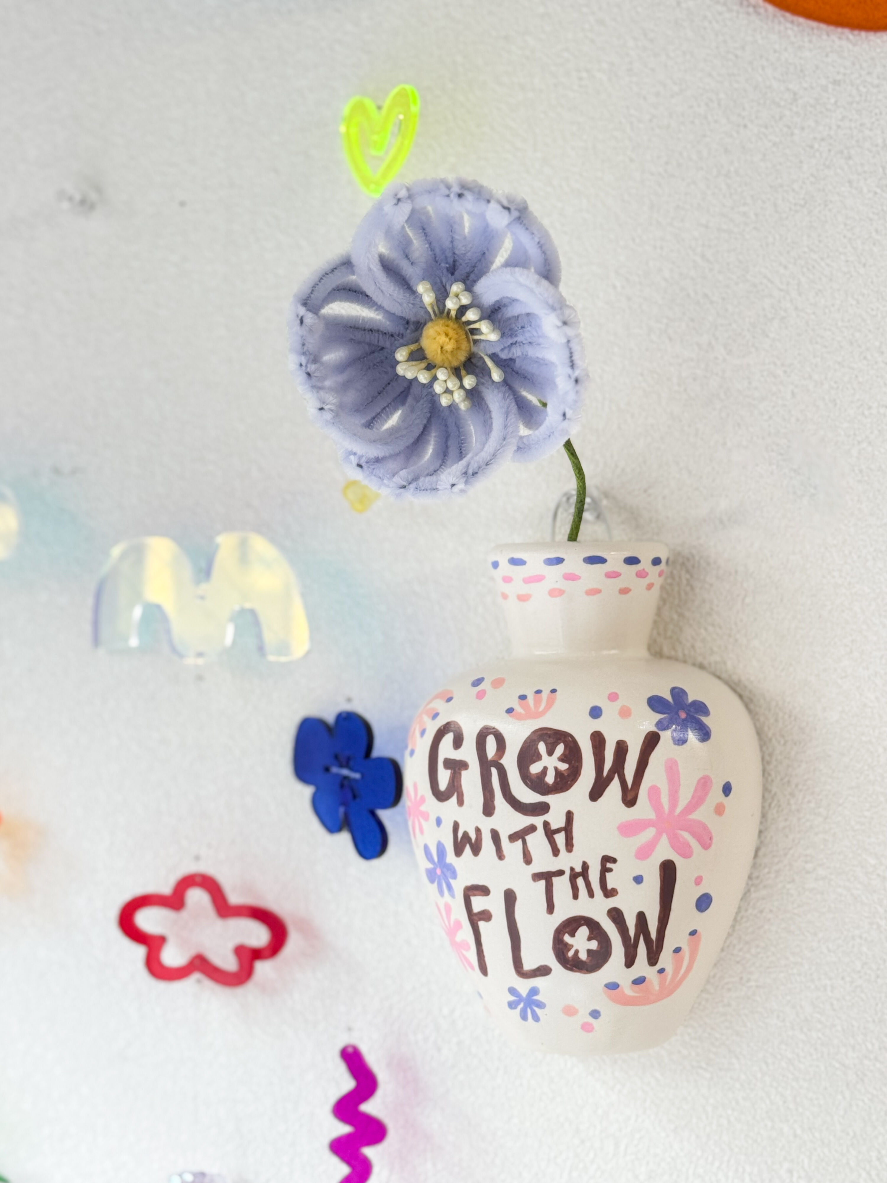 【壁掛け花瓶】絵付けワークショップの写真5枚目