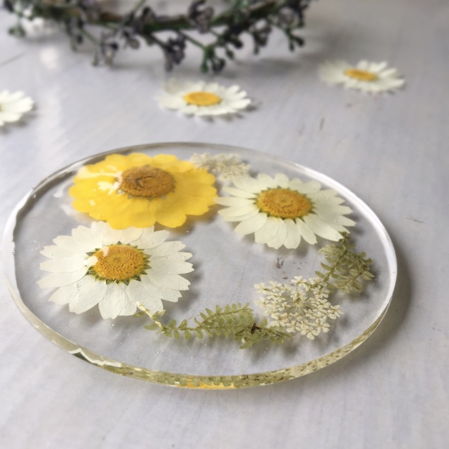 木工 Diy インテリアのワークショップ 押し花のクリアコースターをつくろう Craftie クラフティ