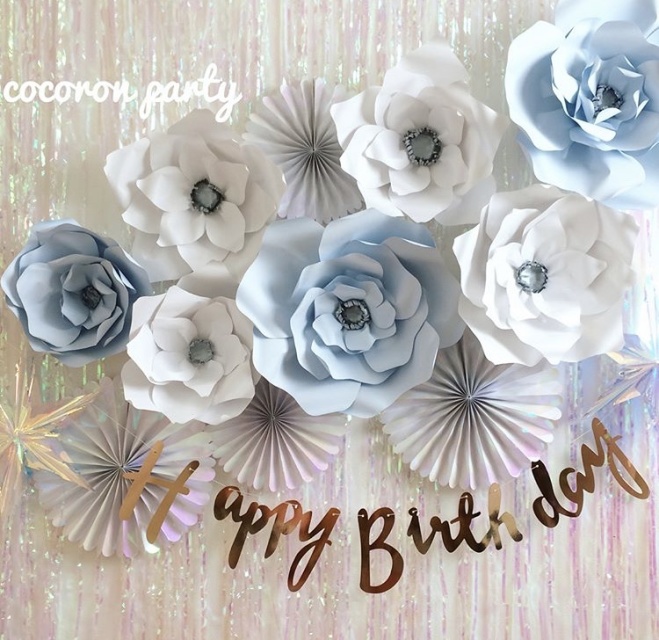 ラッピング ペーパークラフトのワークショップ ビッグフラワー Craftie クラフティ