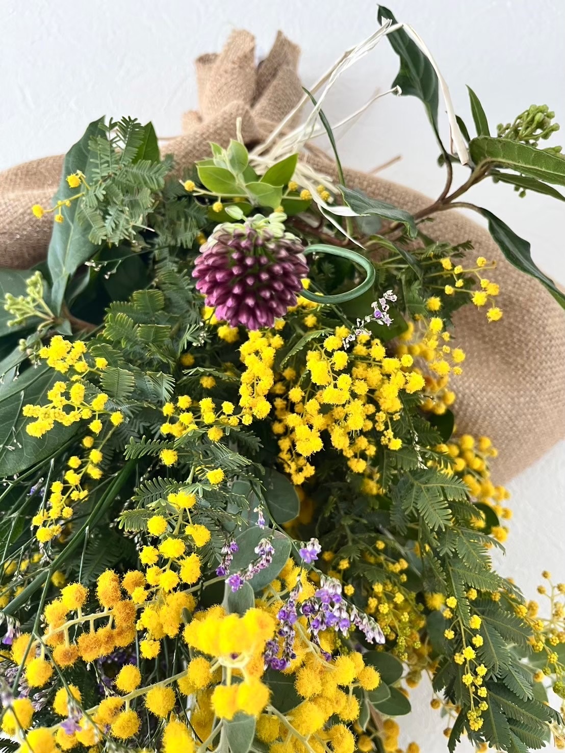 春草花でつくるスワッグの写真4枚目