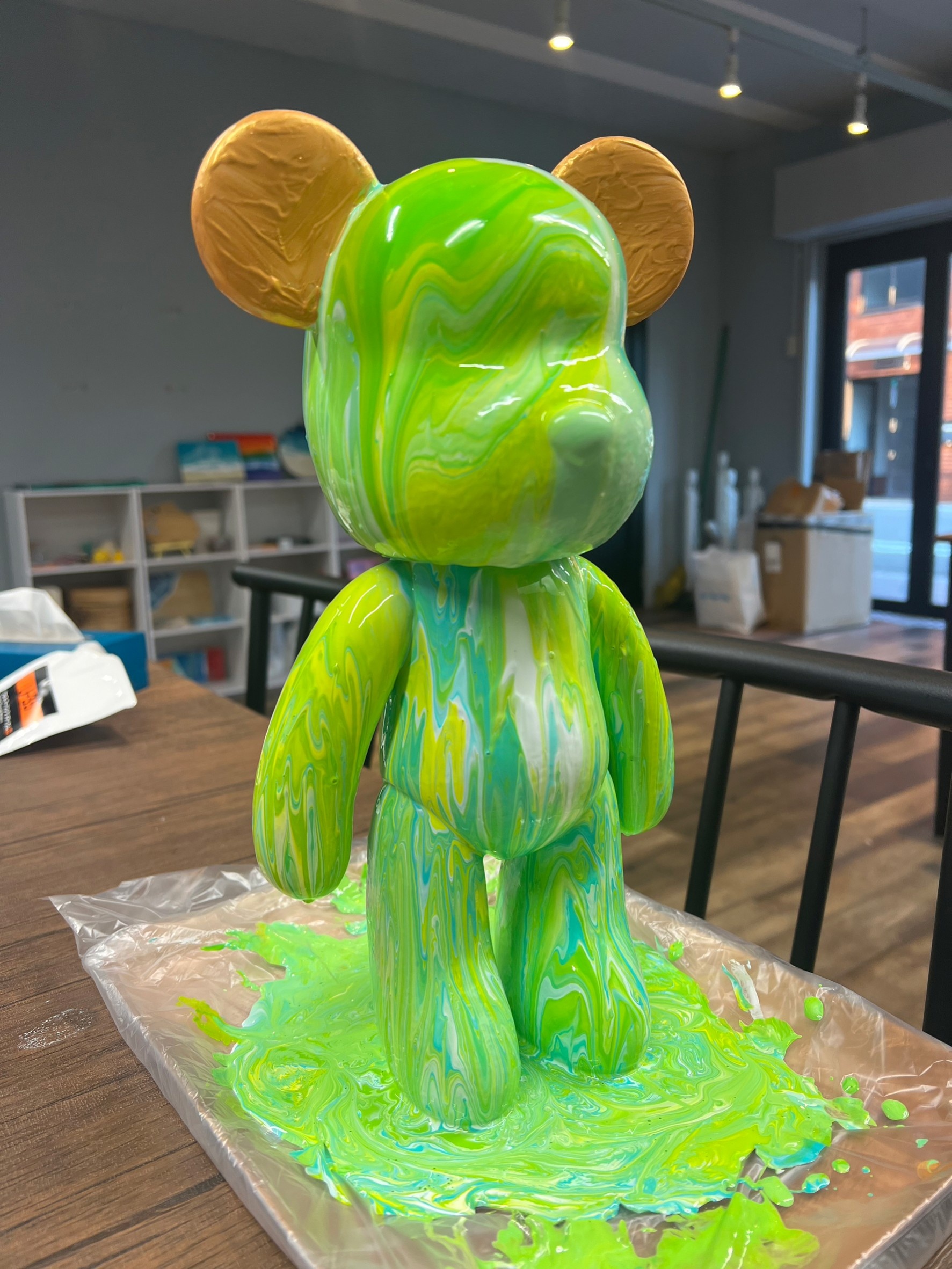 レッドカーペットウッドテラス塗装