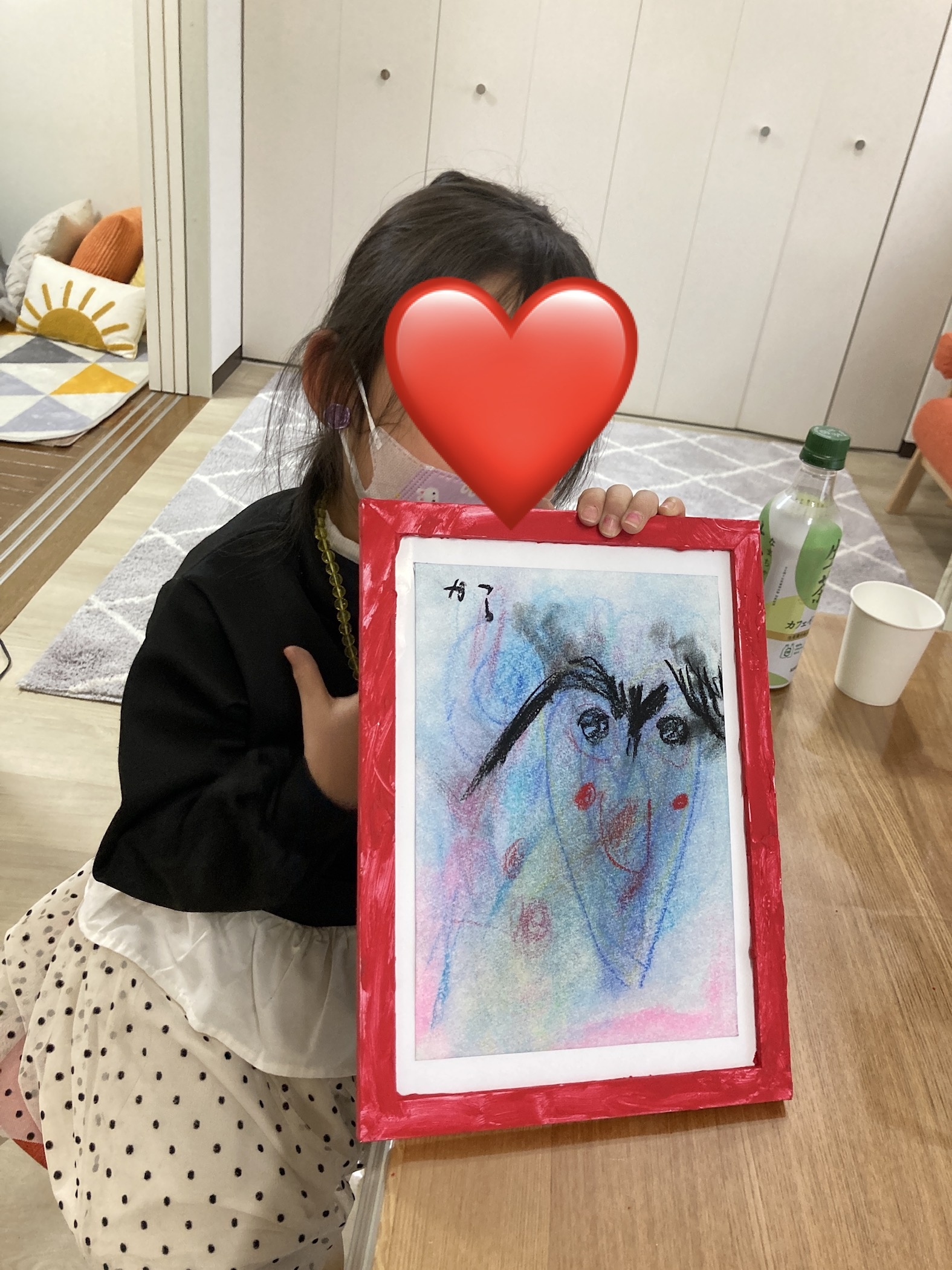 パステルでハートを描こう！の写真3枚目