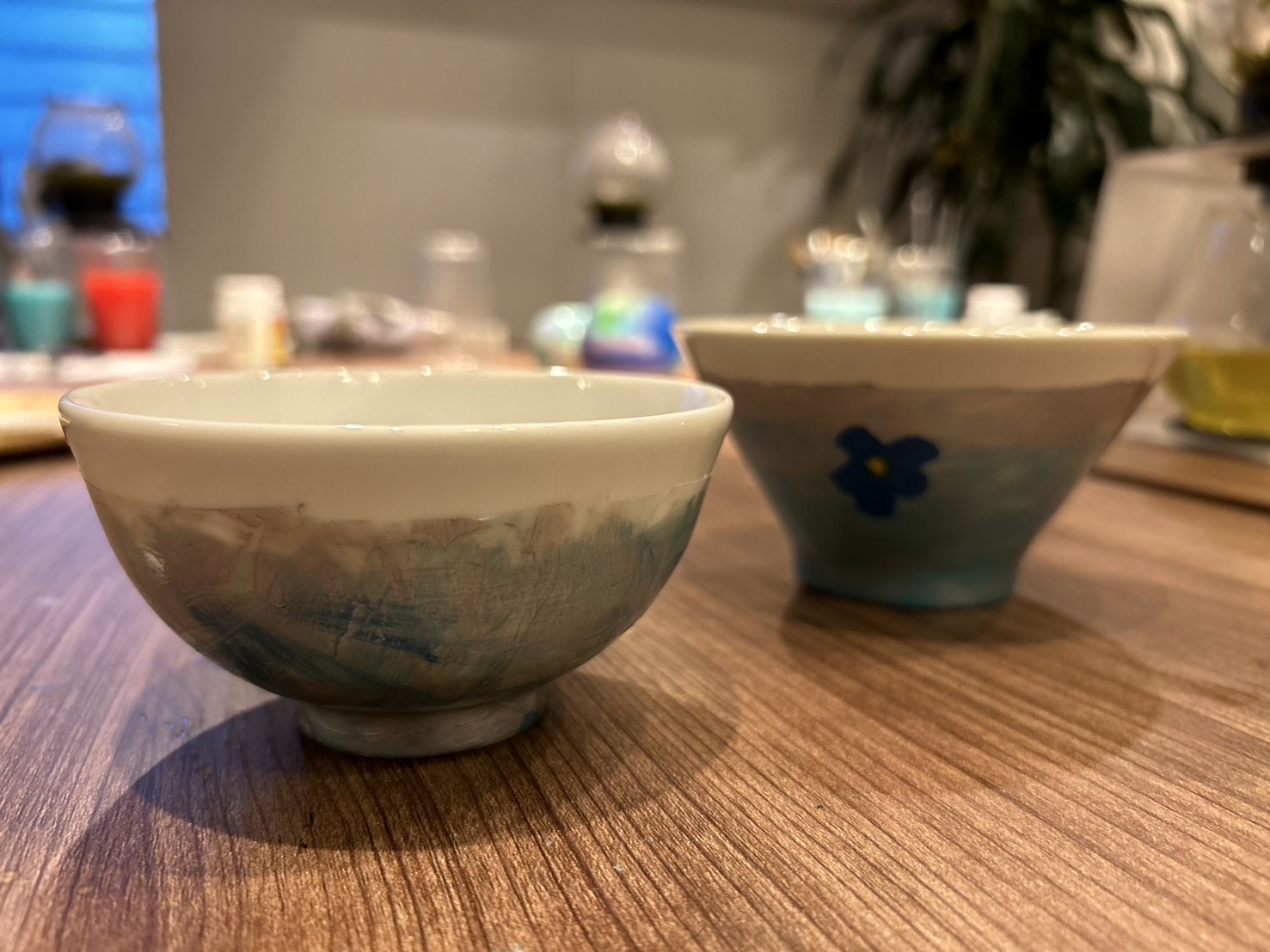 カラフルな江戸塗りで器を彩る、お茶とお菓子付きのプラン@下北沢の写真3枚目