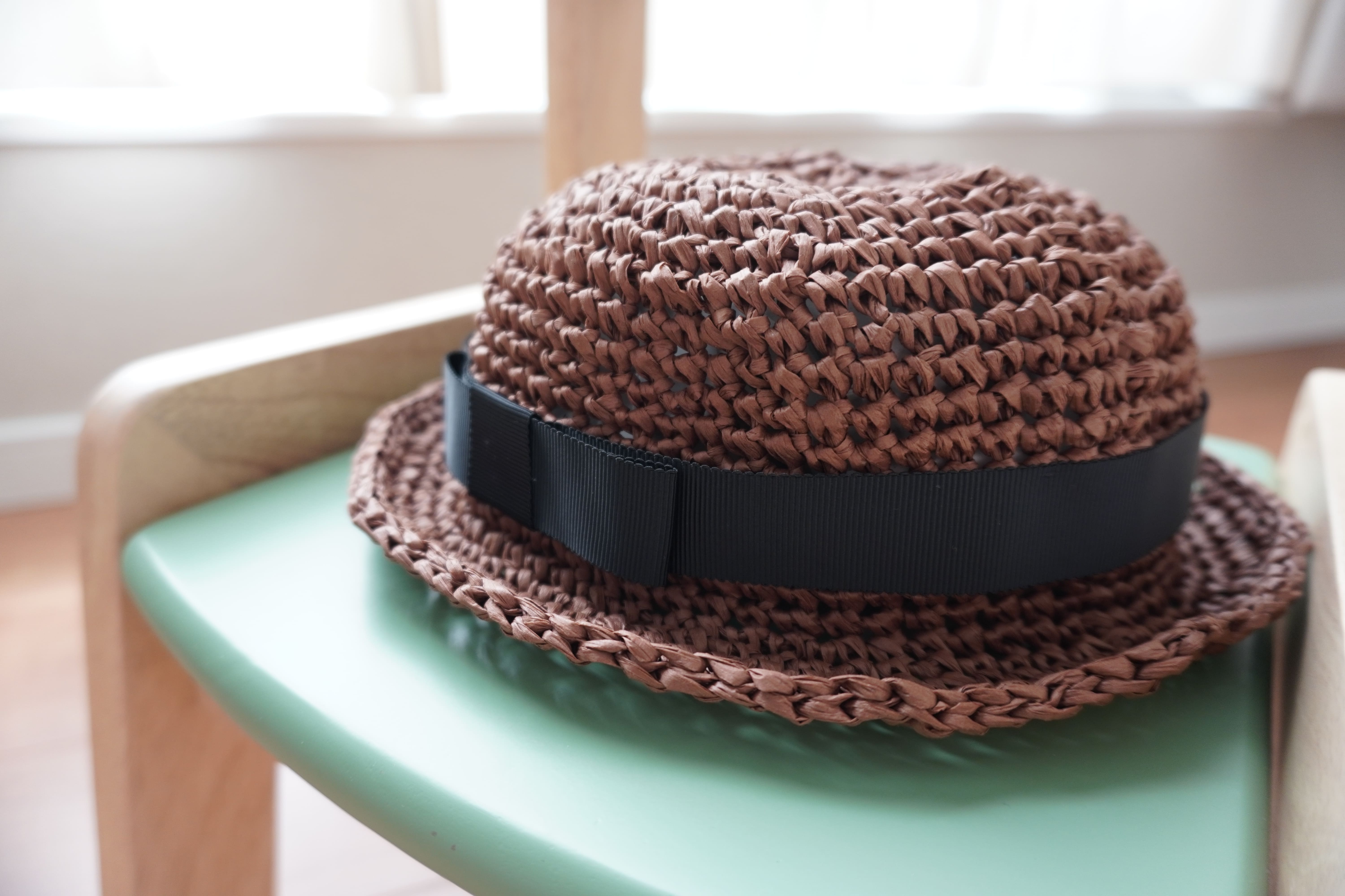 かぎ針編みで子どもサイズの麦わら帽子を作ろう！の写真3枚目
