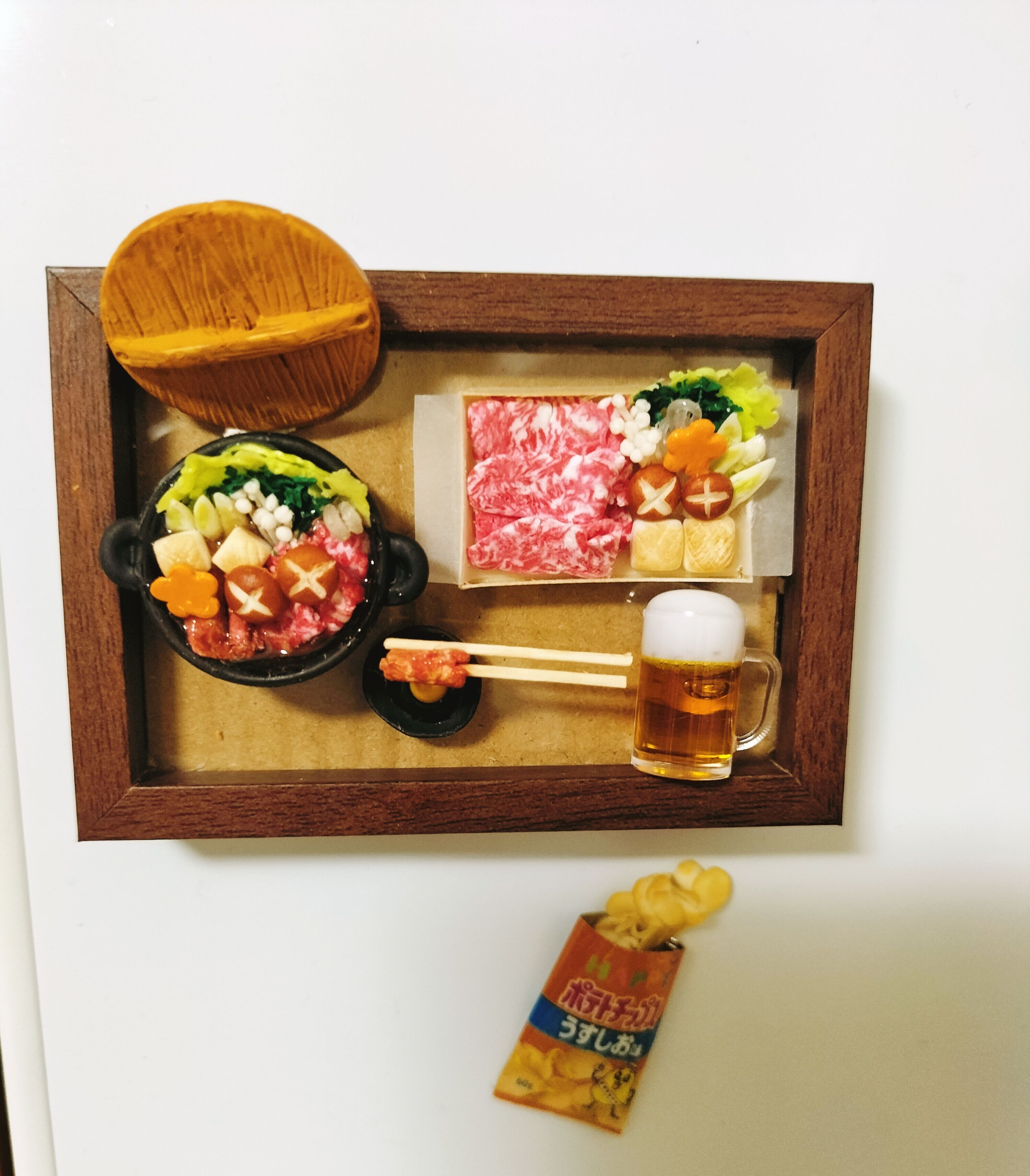 体験 粘土で可愛い ミニチュアフード教室 すき焼きの回の写真3枚目