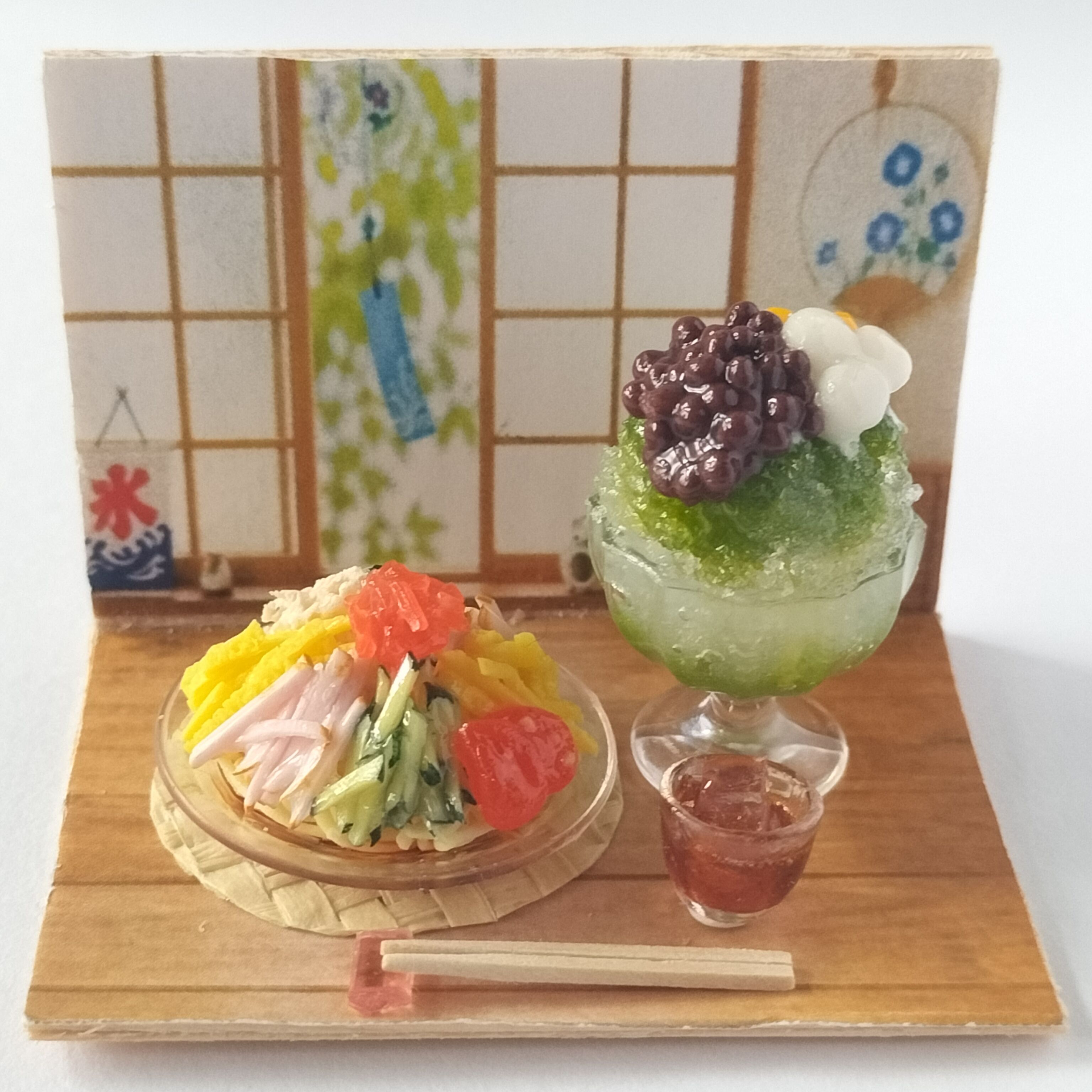 可愛いミニチュアフード体験教室　7月 8月 冷やし中華とかき氷作りの写真2枚目