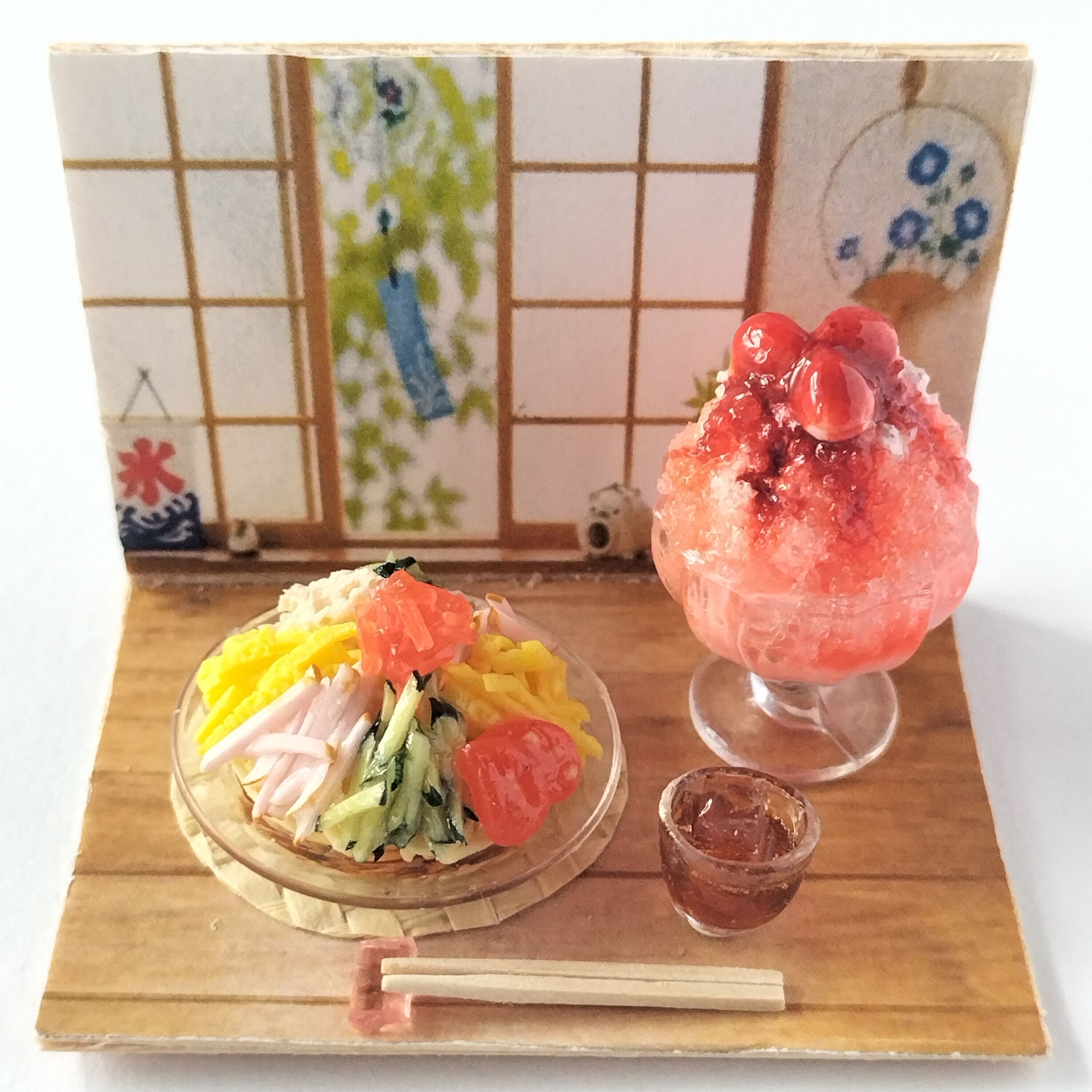 可愛いミニチュアフード体験教室　7月 8月 冷やし中華とかき氷作りの写真3枚目