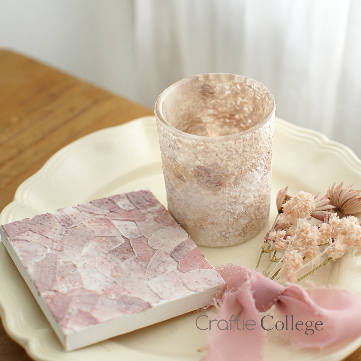 &ldquo;Craftie Home Boxではじめる&rdquo; テクスチャーアート最初の一歩の写真