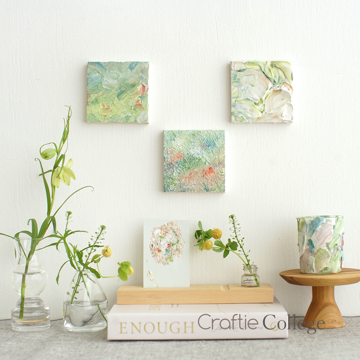 “Craftie Home Boxではじめる” テクスチャーアート最初の一歩の写真3枚目