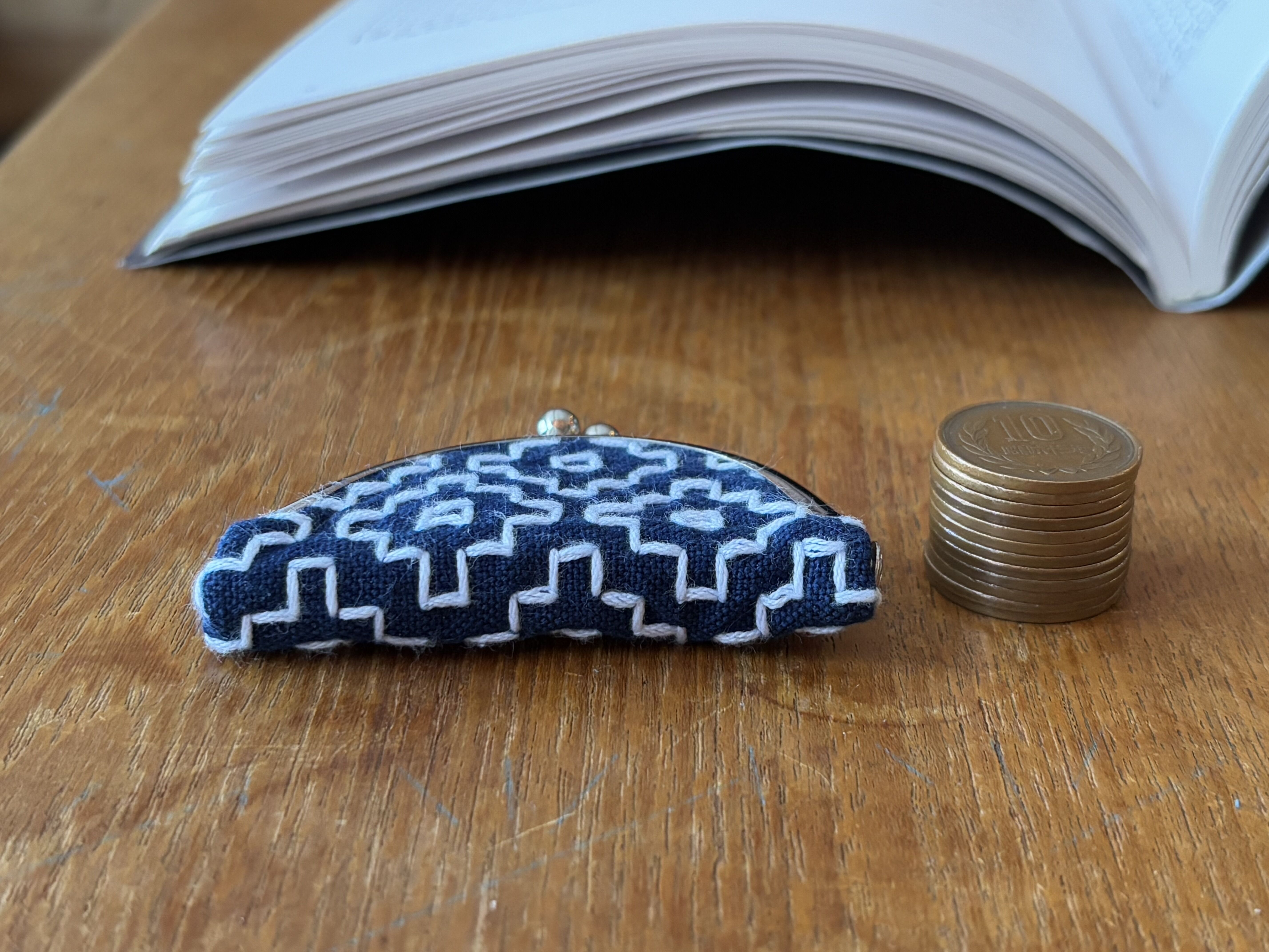 つくる喜びワークショップ-ひと目刺しガマ口-の写真5枚目