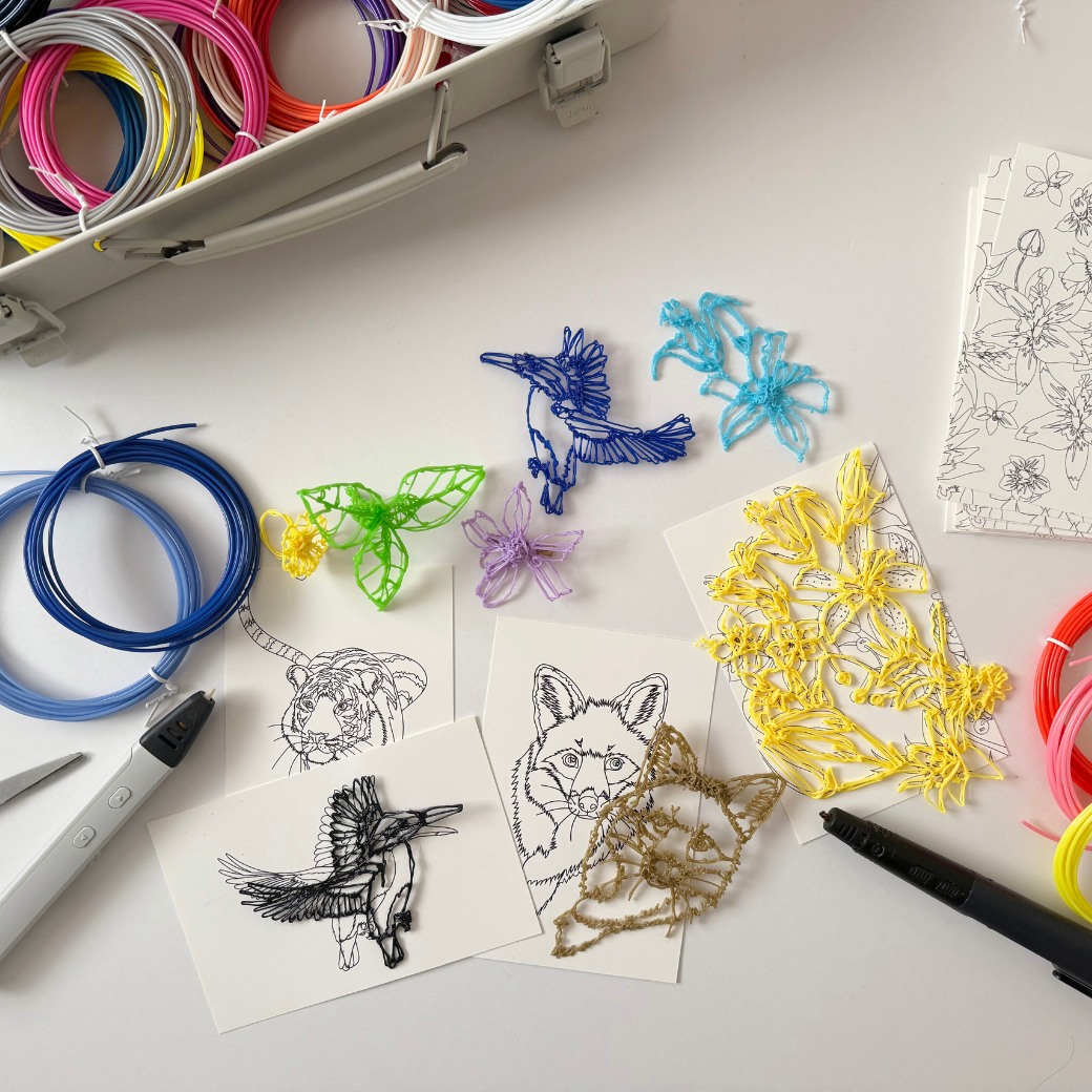 【夏休み限定・京都】親子で作る3Dペン立体アート(6歳〜）の写真2枚目