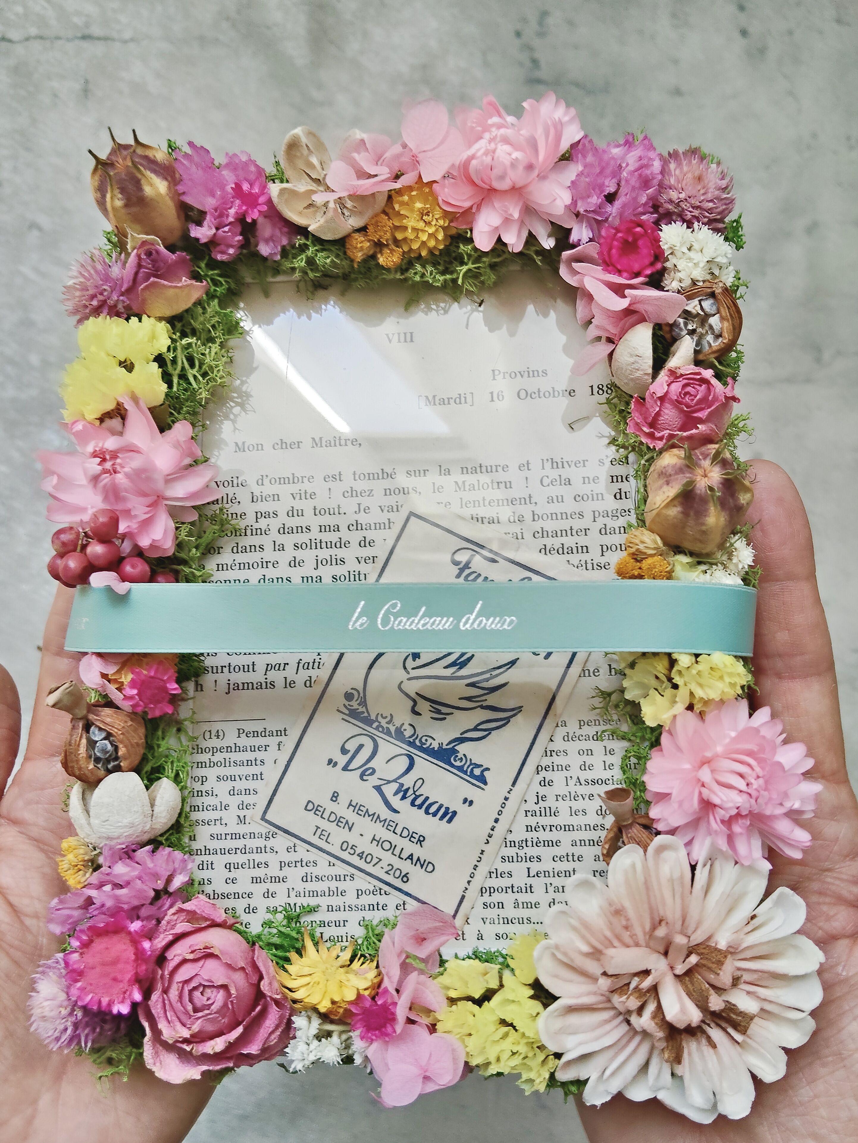 母の日　フラワーガーデンフレームを作ろう（花リセット教室）の写真3枚目