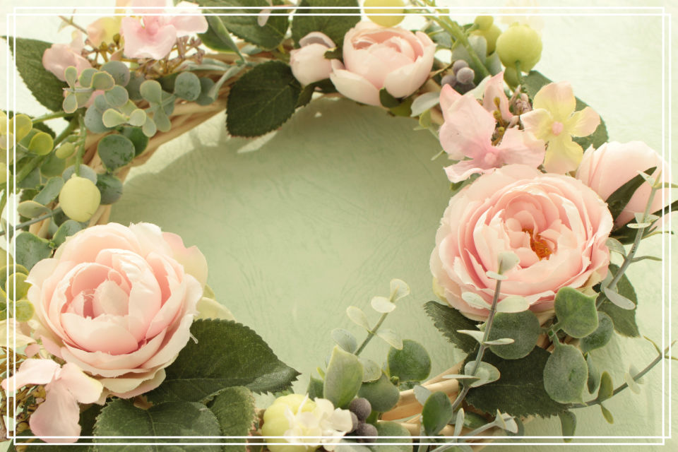初春の幸せピンク色リースで、暮らしにお花を！家族を元気に！自分時間もハッピーに♡の写真5枚目