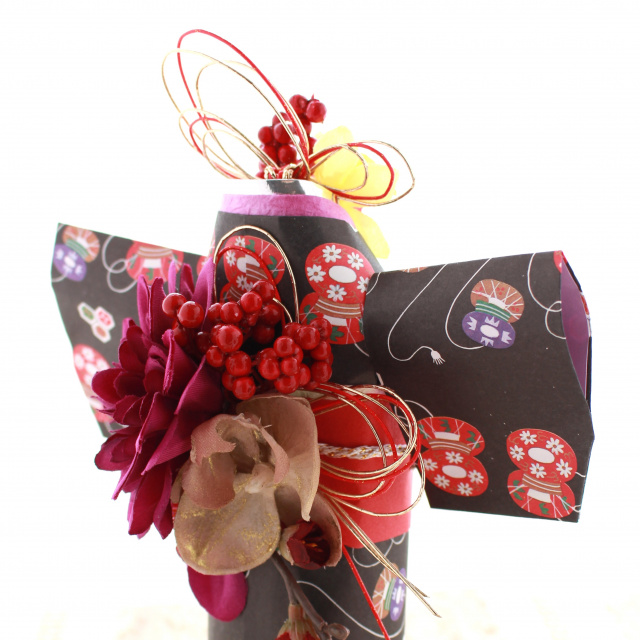お花と折り紙でつくる 親子 着物ドールレッスン＆”うれしいプリン”でカフェタイムの写真3枚目