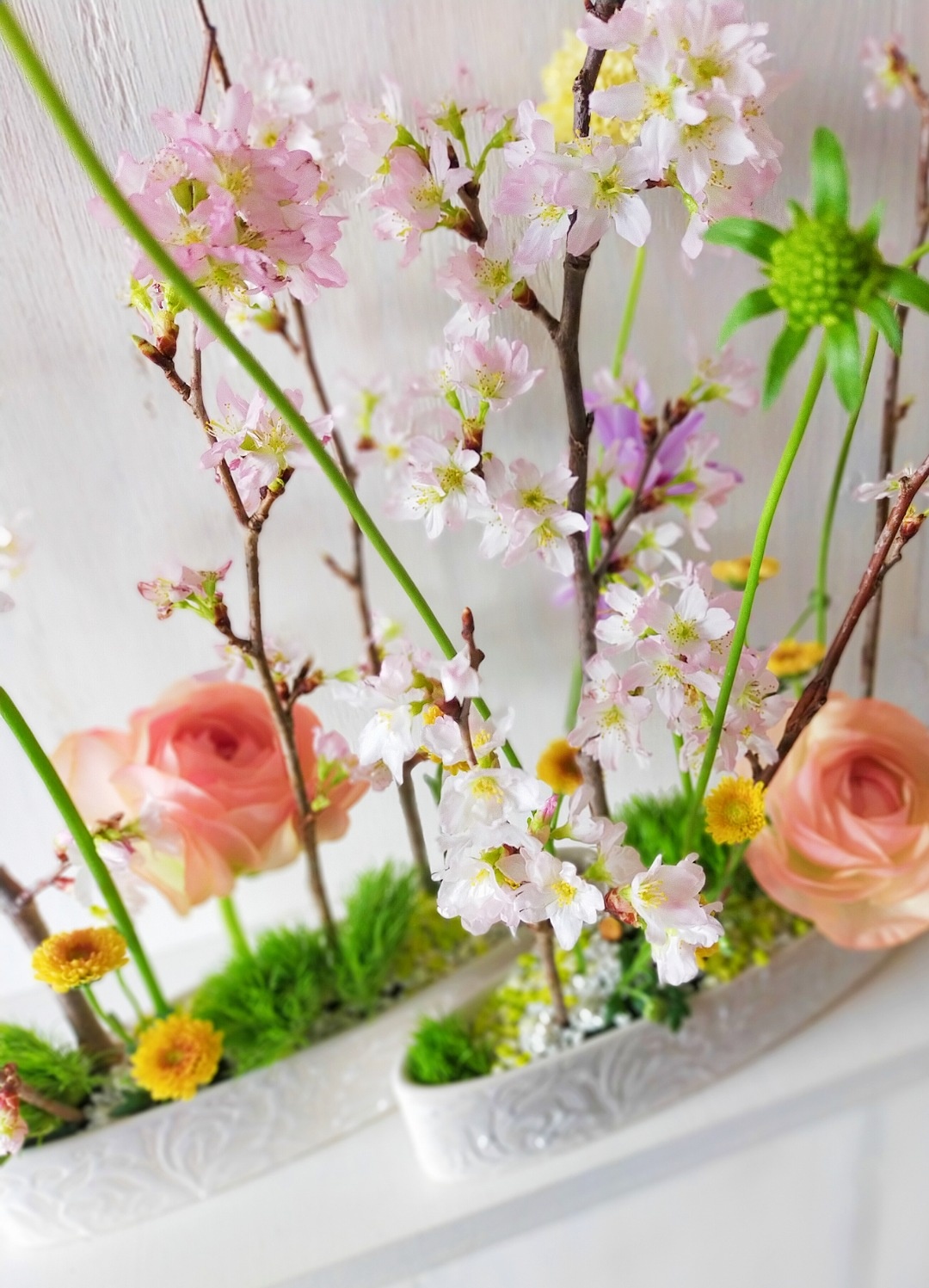 桜のお花見アレンジメントの写真2枚目
