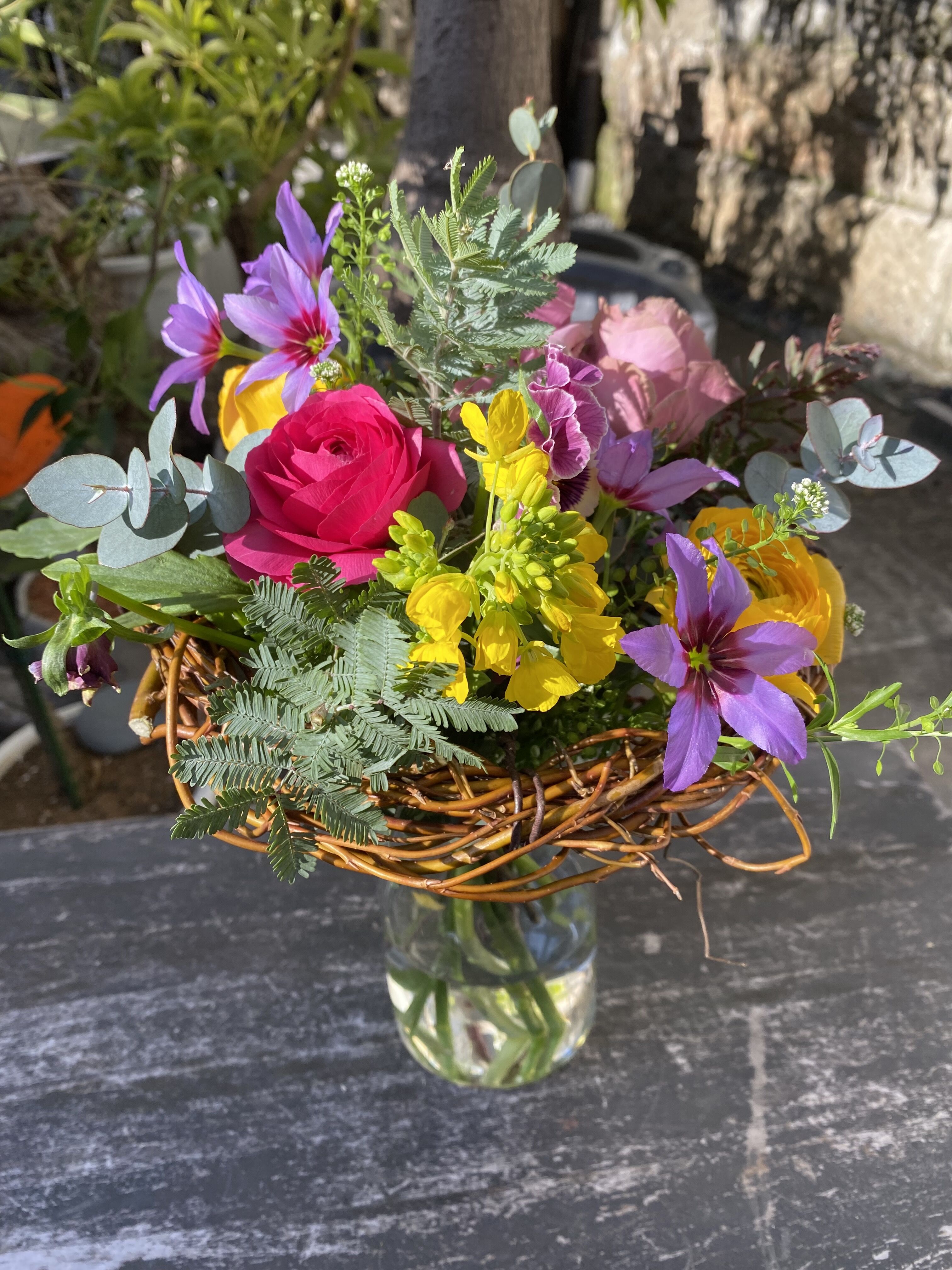 春花を束ねての写真