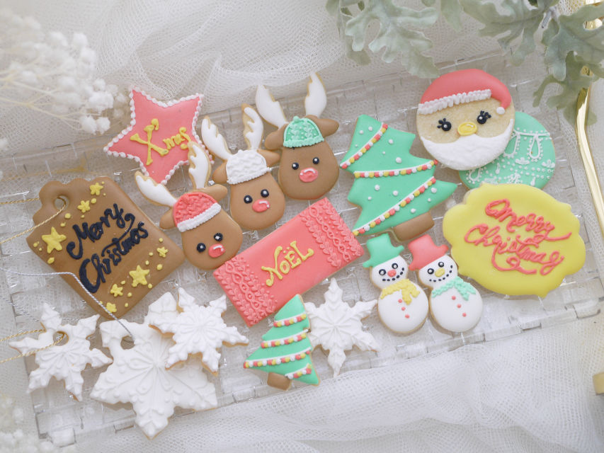 クリスマスを彩る♡アイシングクッキーレッスンの写真