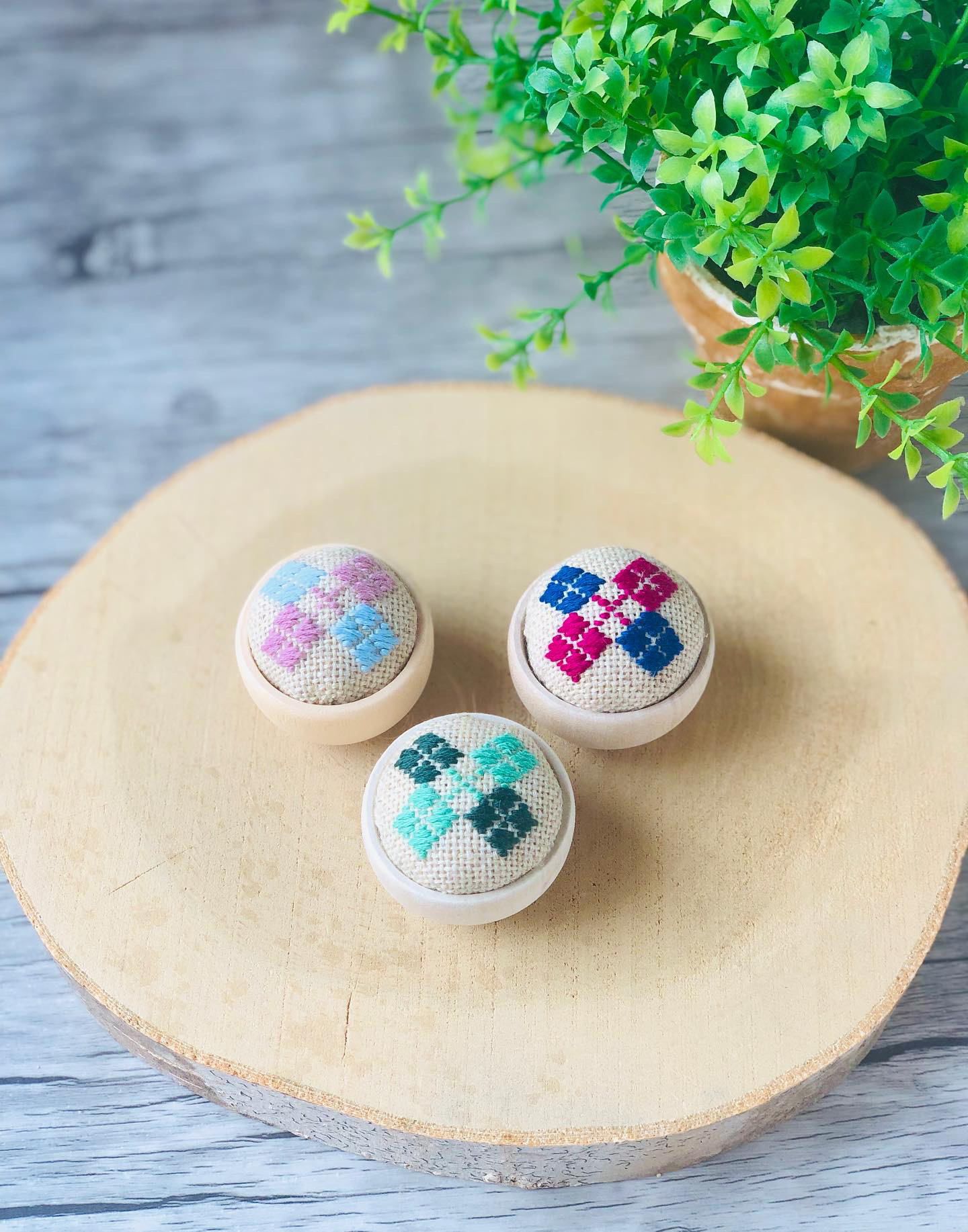 oriiroのこぎん刺しワークショップのWS写真1枚目