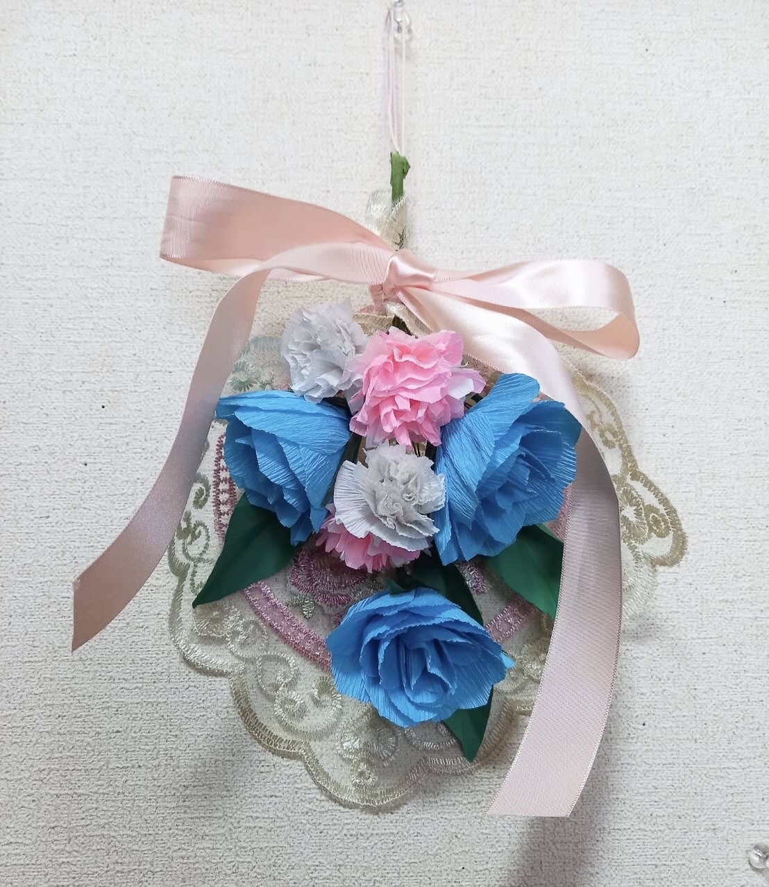 バラの花束スワッグの写真2枚目