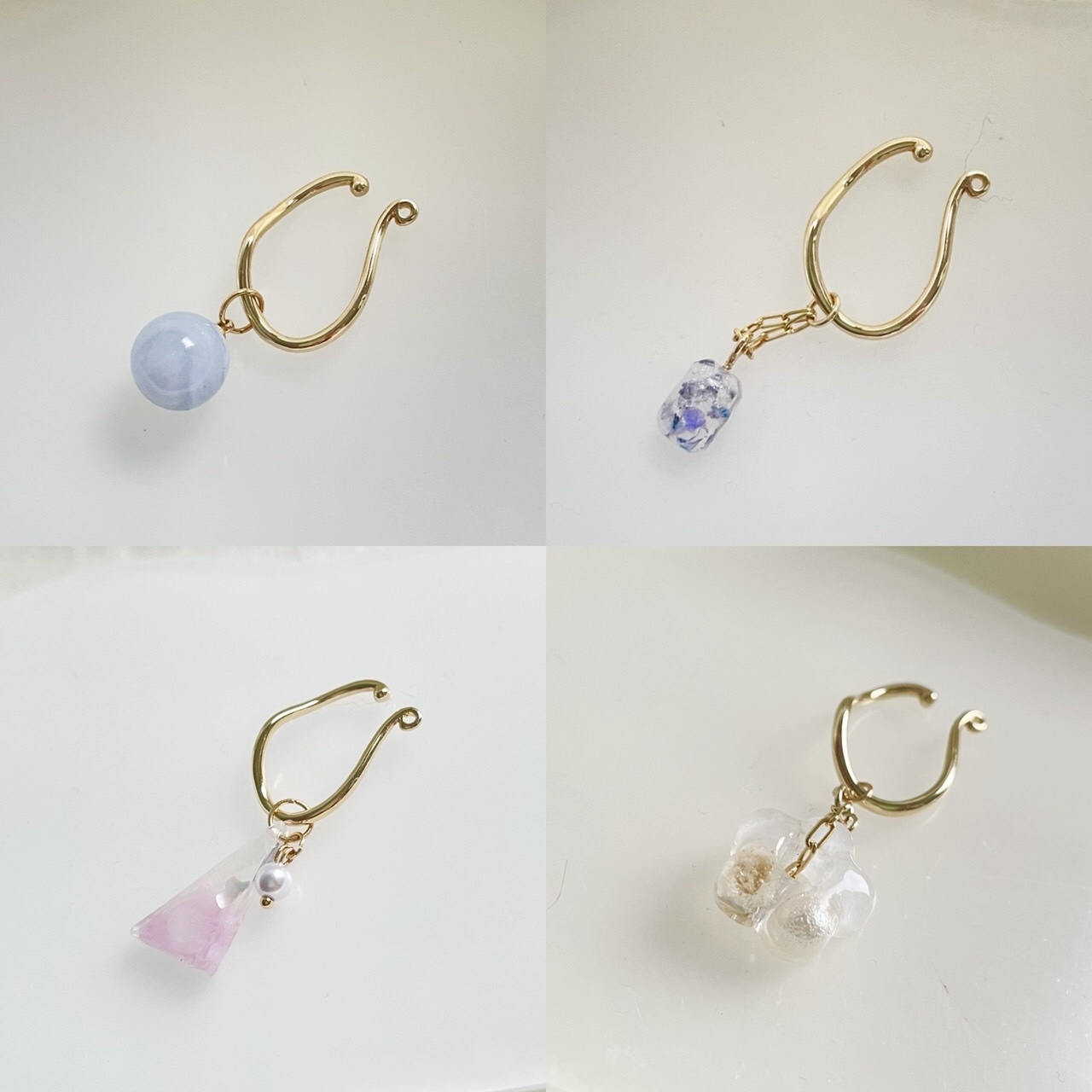 レジンアクセサリー「イヤーカフ」の写真3枚目