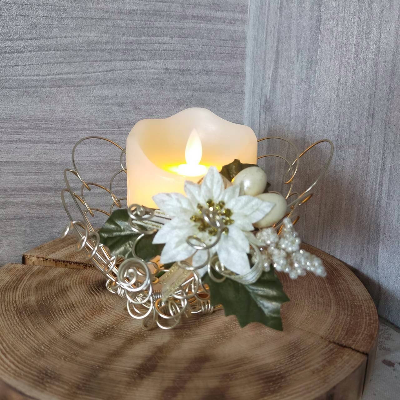 ワイヤークラフト キャンドルフレームの写真2枚目