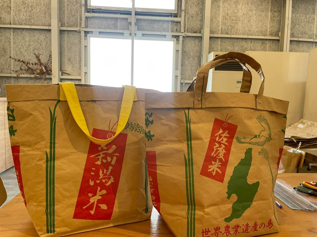 「米袋トートバッグワークショップ」〜クリスマス手のひらブーケ付〜の写真5枚目