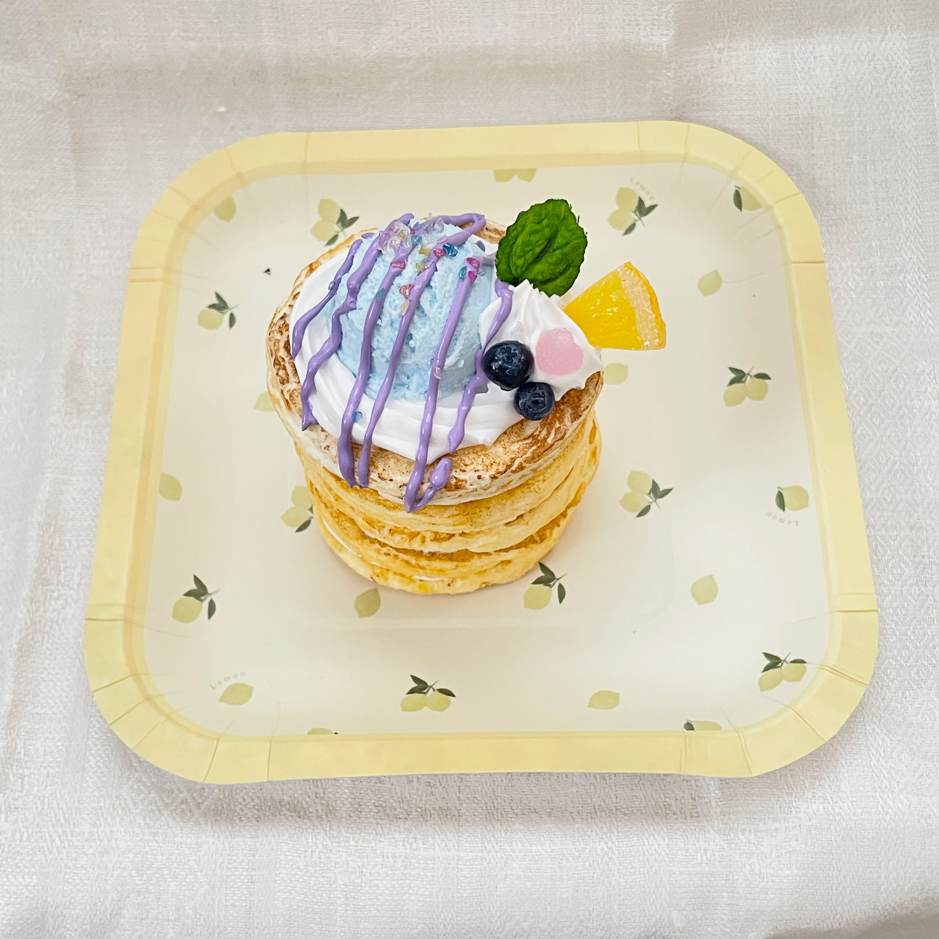 食品サンプルで作るパンケーキの小物入れの写真3枚目