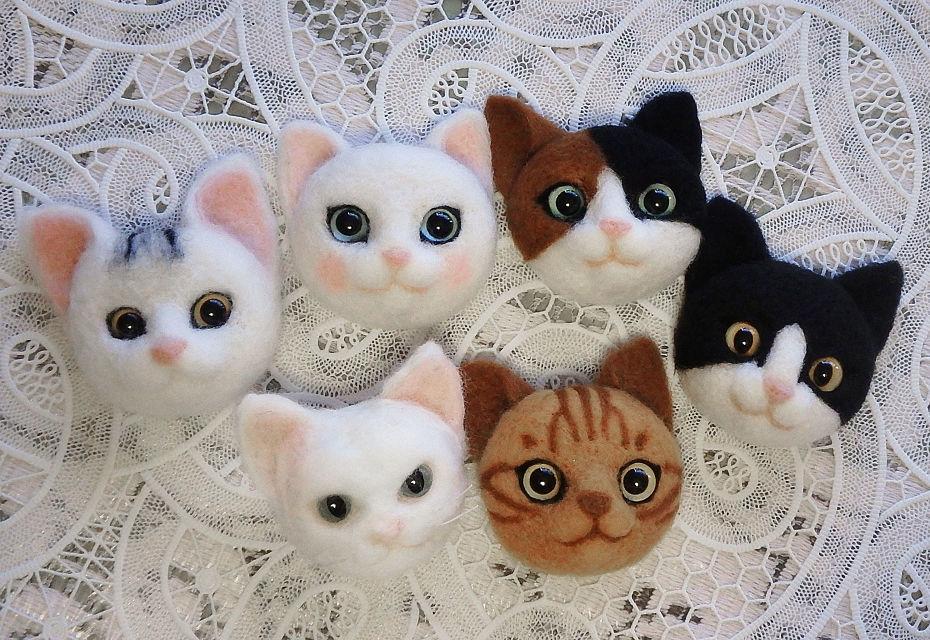 埼玉の手芸のワークショップ：体験教室・羊毛フェルトで「猫顔小物」 | Craftie(クラフティ)