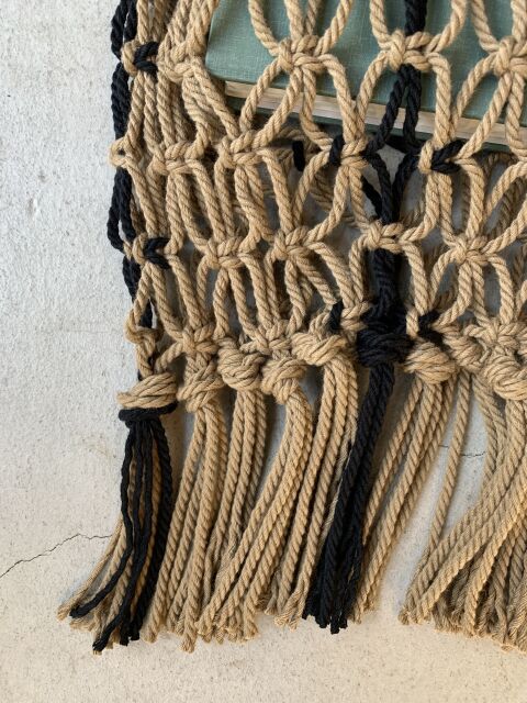 [zoomオンライン]  マクラメ編み　フリンジメッシュバッグの当日の流れ・雰囲気の写真6枚目