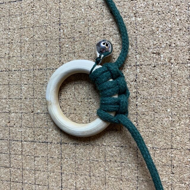 マクラメ編み　クリスマス　ガーランドの当日の流れ・雰囲気の写真2枚目