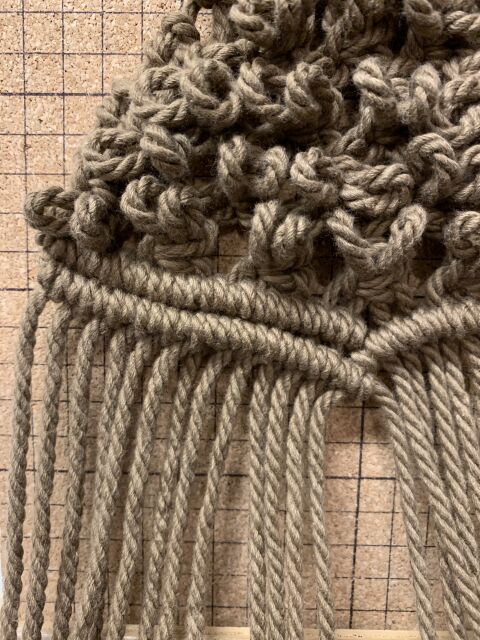 [zoom オンライン] マクラメ編み　ツリータペストリーの当日の流れ・雰囲気の写真7枚目