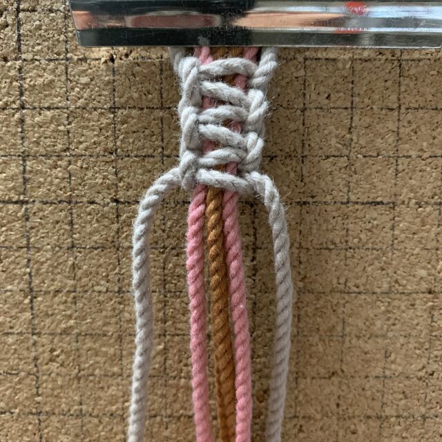 マクラメ編み　フラワー　ハンドストラップの当日の流れ・雰囲気の写真2枚目