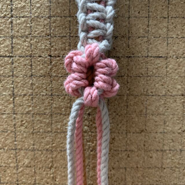 マクラメ編み　フラワー　ハンドストラップの当日の流れ・雰囲気の写真5枚目