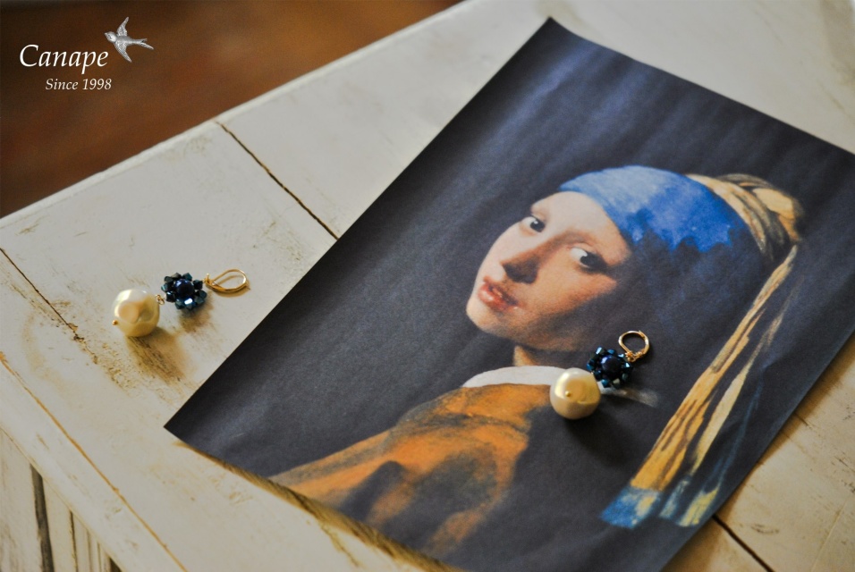 名画の中のアクセサリーをつくろう講座｜フェルメール『真珠の耳飾りの少女』の当日の流れ・雰囲気の写真1枚目