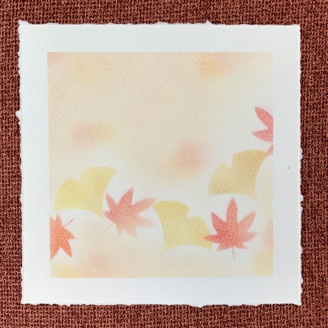 ＜季節のパステル＞パステルシャインアートで「紅葉」の絵を描こう！の当日の流れ・雰囲気の写真1枚目