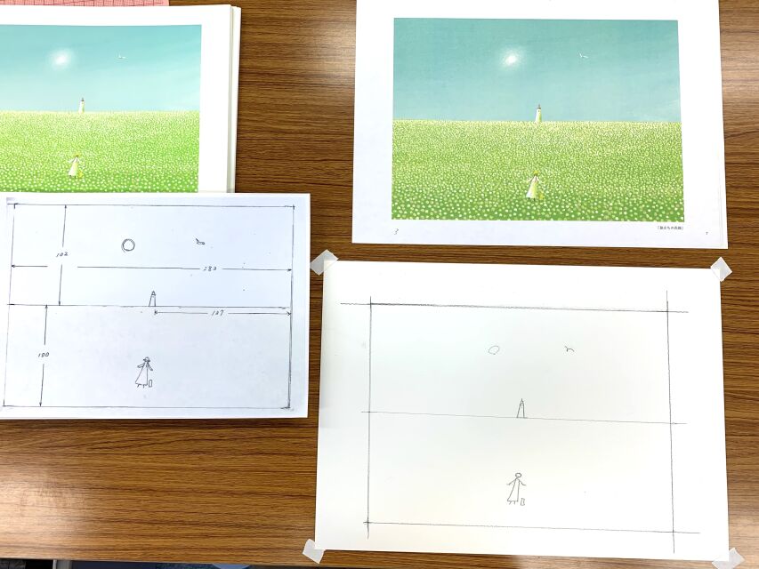 （葉祥明美術館公認）パステルと水彩で葉祥明さんの絵を描く講座「旅立ちの花畑」の当日の流れ・雰囲気の写真2枚目