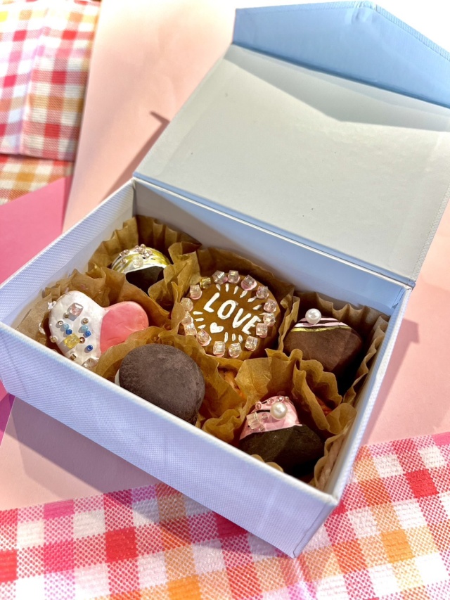 チョコレート風のプレゼントをつくろうの当日の流れ・雰囲気の写真1枚目