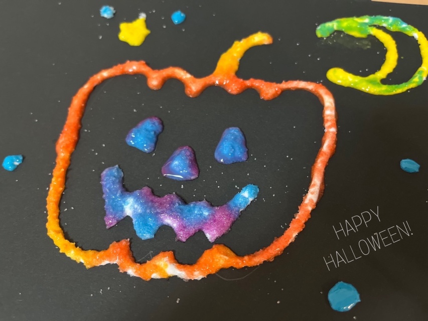 ハロウィンソルトペインティングの当日の流れ・雰囲気の写真1枚目
